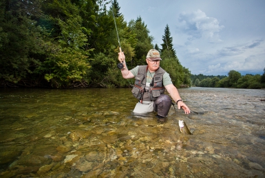 Rybářské pobyty (www.slovenia.info, photo: Jost Gantar)