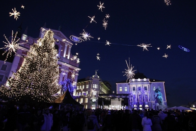 Vánoční Ljubljana (www.slovenia.info, photo: Ales Fevzer)